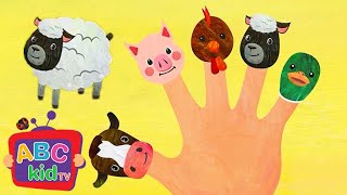 Finger Family Farm Animals! | ABC Kid TV Nursery Rhymes \u0026 Kids Songs