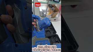 Cưa xích PIN hàng nội địa Trung xịn xò. Đánh giá 8/10 điểm với cưa xăng #thangnguyendiy #pin#cuaxich