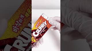 롯데 크런키 초콜릿 Lotte Crunky Crispy And Smooth Chocolate [ Korean food : Chocolate ]