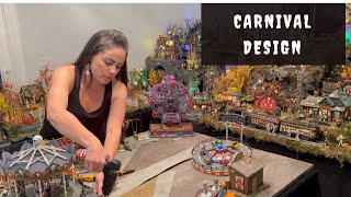 Carnival Design When You're Short on Time - Lemax Spooky Town and Department 56 Halloween Display