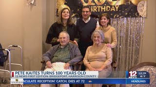 Pete Kaites turns 100 years old