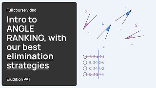 Angle Ranking Strategy Video 1: Elimination | Perceptual Ability Test | DAT PAT