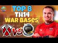 *New* Top 8 Th14 War Base With Link | Tribe Gaming vs SpaceStation Bases | Clash Of Clans