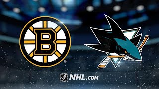 Khudobin makes 36 saves in Bruins' 3-1 win vs. Sharks