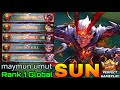 Perfect SAVAGE! Sun the Wicked Flames! - Top 1 Global Sun by maymun umut - Mobile Legends