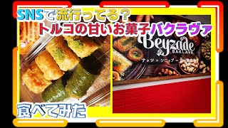 【ピスタチオ】トルコの甘いお菓子バクラヴァ食べてみた