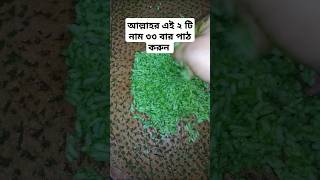 আল্লাহর এই ২টি নাম মাত্র ৩৩ বার পাঠ করুন #trending #food #shorts #islam #foryou #dua #youtubeshorts