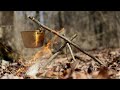 Camp Hack to Spice up the Same Old Stuff! Cooking over a Campfire, Tripod Tip