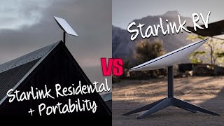 Starlink Residential plus Portability  vs. Starlink RV