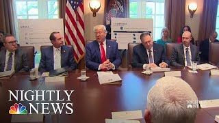 President Donald Trump Urges GOP To ‘Get Tougher’ And Signals Impeachment Likely | NBC Nightly News