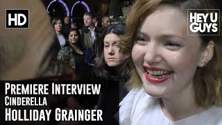 Holliday Grainger Interview - Cinderella London Premiere