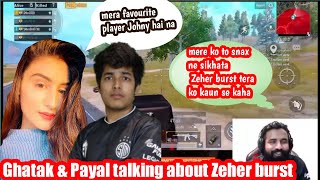 What Payal saying about Jonathan | Payal and  Ghatak talking about jonathan
