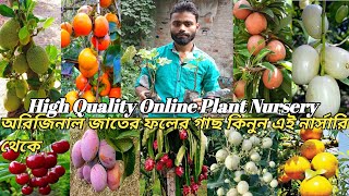 High Quality Online Plant Nursery অরিজিনাল জাতের ফলের গাছ কিনুন এই নার্সারি থেকে জে আর মন্ডলনার্সারি