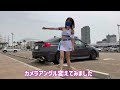 突然レースクイーンに変身そして爆走する車好き女子wrx s4 sti sport