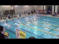 2013 京都府短水路　男子100fr　予選　下田　西能　西川