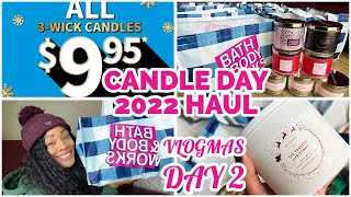 Huge Bath And Body Works Candle Day 2022 Haul And Mini Vlog Found Everything On My List Vlogmas Day 2