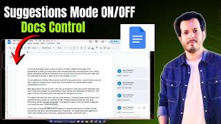 How To Enable or Disable Suggestions Mode in Google Docs | Track Changes Guide