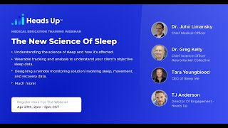 The New Science Of Sleep Webinar