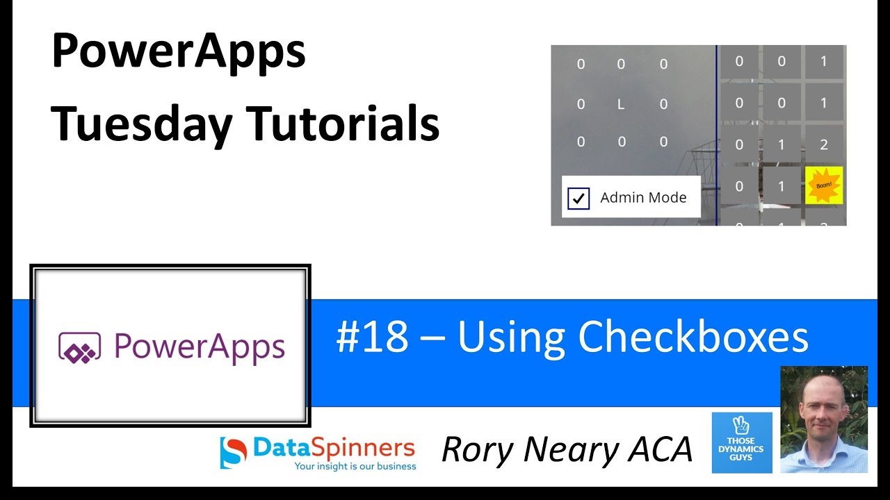 PowerApps Tuesday Tutorials #18 Using Checkboxes - YouTube