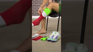 TUTORIAL Coloca as tuas meias como CR7 #tutorial #futebol #footballshorts