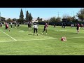 brandon aiyuk and 49ers receivers workout before 49ers vs jets