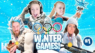 Winter Games #1: FROSTY Fortnite Family Battle! K-CITY GAMING