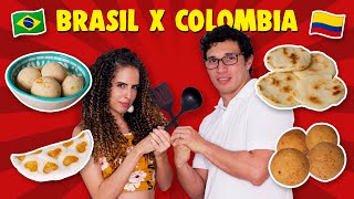 BATALHA DE COMIDINHAS: COLOMBIA VS BRASIL, quem ganhou??? | Paula Stephânia