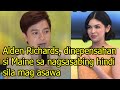 Alden Richards dinepensahan si Maine Mendoza, sa nagsasabing hindi sila mag asawa