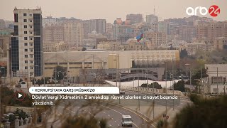 Dövlət Vergi Xidmətinin 2 əməkdaşı rüşvət alarkən cinayət başında yaxalanıb (05.05.2020) - ARB24