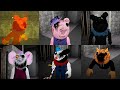 Piggy: The Result Of Isolation Concept Chapters All Skins Showcase + Secret Skin!!