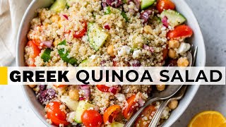 BEST QUINOA SALAD | 25-minute recipe, perfect for meal -prep