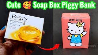 Cute Soap Box Piggy Bank || DIY Pears Soap Box Craft ideas