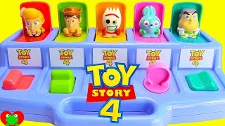 Toy Story 4 Pop Up Surprises Forky, Woody, Buzz Lightyear