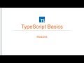 TypeScript Basics | 23 Modules