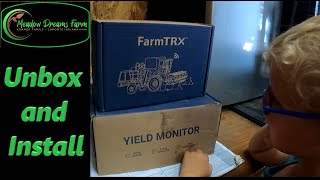 Farm TRX Yield Monitor / Moisture Sensor Unbox and Install on  a Case 2366