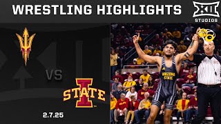 Richard Figueroa vs. Ethan Perryman (125 lbs) - Arizona State vs. Iowa State Wrestling Highlights