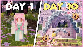100 Days in a Cherry Blossom Minecraft World 🌸 EP.1