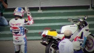 ケビン・シュワンツの暴走、RGV-Γ250. Kevin Schwantz.