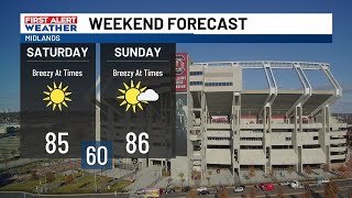 Warm and dry weekend ahead before rain, cooler temperatures arrive