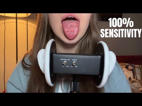 Asmr 100 Sensitivity Mouth Sounds Youtube