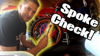 Tightening the New Spokes! | Motocross Wheel Spokes