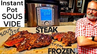 FROZEN vs FRESH Ribeye STEAK Test SOUS VIDE Comparison | Instant Pot DUO EVO PLUS