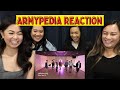 BTS’ ARMYPEDIA Live Performance Reaction by Canadians - No More Dream + Just One Day + Like