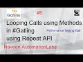 #9 - Looping Calls using Methods in #Gatling using Repeat API