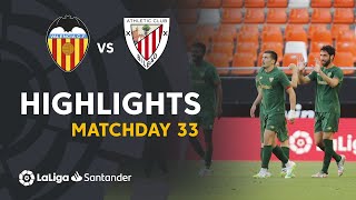 Highlights Valencia CF vs Athletic Club (0-2)