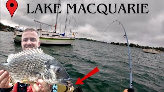 Fishing a CRAB lure for Bream- Lake Macquarie