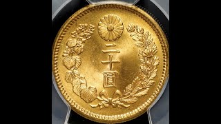 6134ー6143日本 二十圓金貨 Old type 20Yen（Gold） 明治45年（1912）PCGS　MS65など