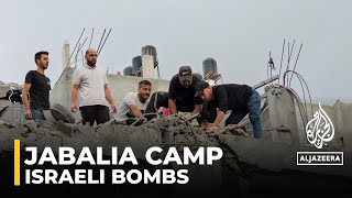 Israel bombs Jabalia Camp throughout the night