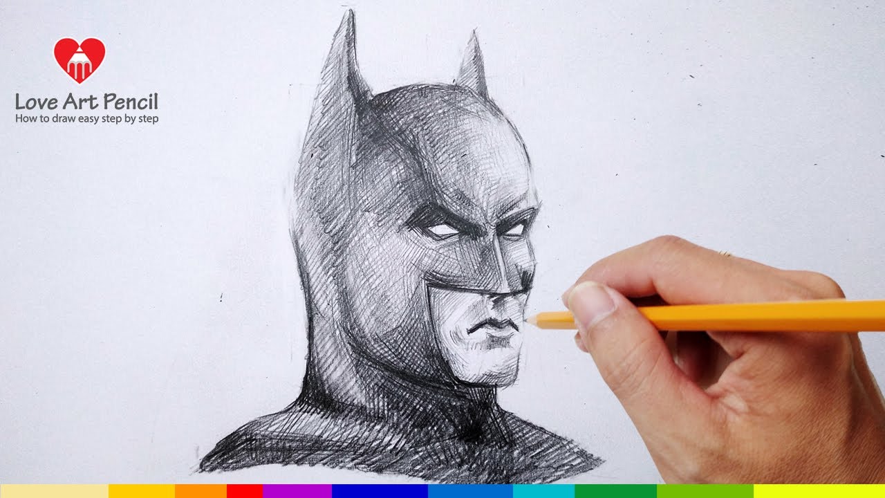 Batman Face Drawing