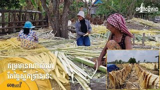 កម្រ​មាន​ណាស់របរ​កែ​ច្នៃ​ស្លឹក​ទ្រាំង​នេះ